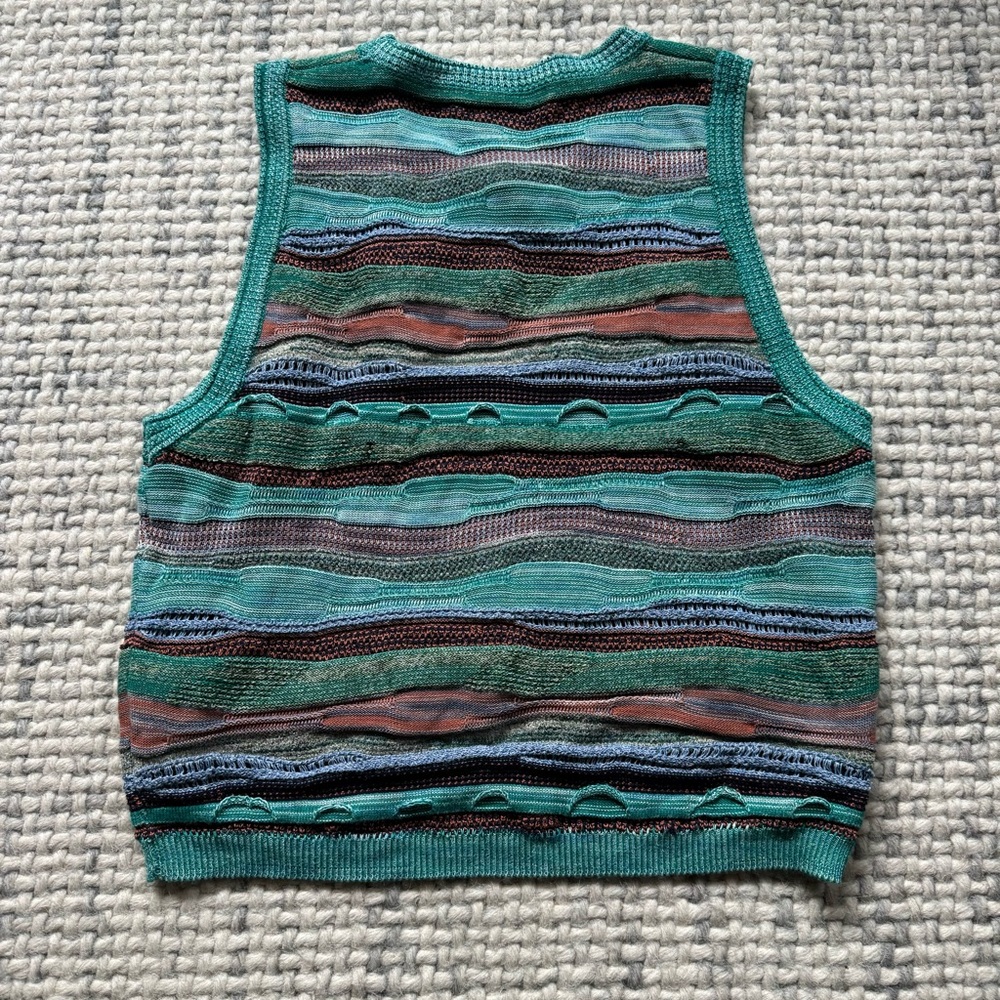 Ulla Johnson Multicolor Knit Crop Top - Picture 6 of 6
